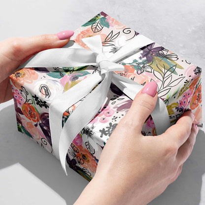 Colors of Rainbow - Twig & Twine - 12 Sheets, 20 inch X 29 inch - Italian Print Tissue Paper for Decoupage Gift Basket Gift Bag Party Crafts (Twig & Twine)