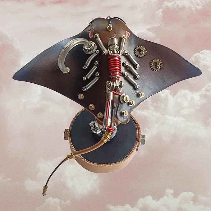 Mechanical Manta Ray 3D Metal Model,DIY Projects Building Kit, Arts & Crafts Adult Hobby Kits for Men,Cool for Birthday(Stingray)
