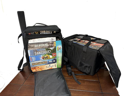 Ultimate Board Game Travel Bag – Durable Storage Case for Up to 10 Games, Water-Resistant, Padded Protection, Adjustable Strap & Handles – Perfect for Game Nights, Conventions & Tournaments