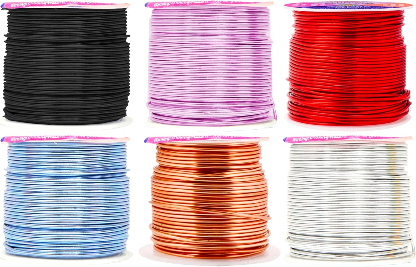 Mandala Crafts 16 Gauge Anodized Aluminum Craft Wire for Jewelry Making – 390 FT Colored Flexible Silver Copper Black Pink Ice Blue Red Wire - Bendable for Bonsai Armature Crafting Sculpting - Crafty Corner