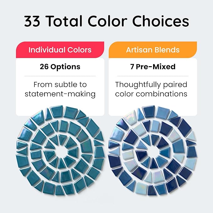 Irregular Glass Mosaic Tiles Bulk 500g Glossy and Iridescent Mosaic Glass Tiles for DIY Projects and Arts and Crafts Solid Colors and Mixes (Iridescent Army Green)