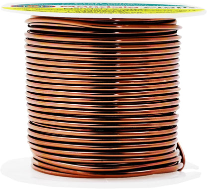 Mandala Crafts 14 Gauge Anodized Aluminum Craft Wire for Jewelry Making - 60 FT Colored Flexible Brown Wire - Bendable for Bonsai Armature Crafting Sculpting - Crafty Corner