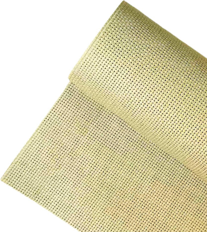 2 Sheets of Tan 11 Count Aida Cloth – 21 x 21 Inch Pre-Cut Fabric Squares – Cross Stitch Fabric – 100% Cotton – Ideal for Needlework & Embroidery – The Knotty Unicorn