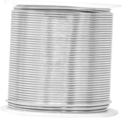 Mandala Crafts 18 Gauge Anodized Aluminum Craft Wire for Jewelry Making - 450 FT Colored Flexible Silver Copper Gold True Blue Purple Pink Wire - Bendable for Bonsai Armature Crafting Sculpting - Crafty Corner