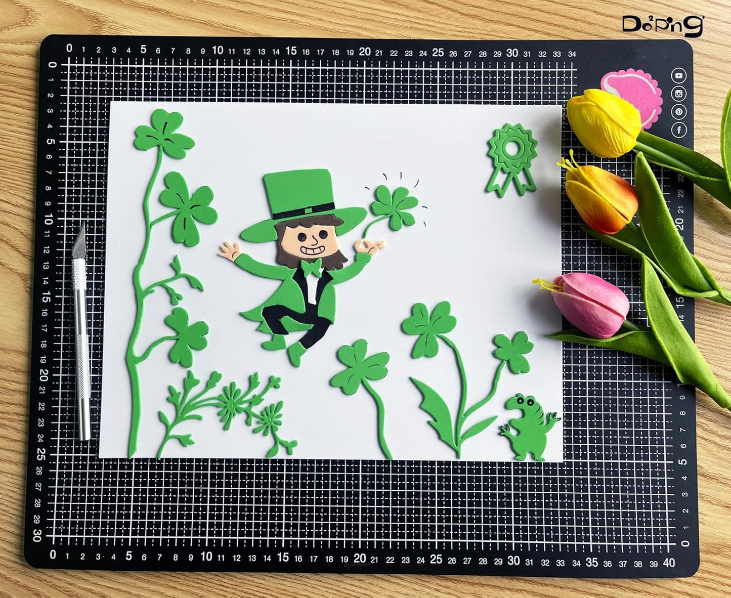 MEARCOOH Green Foam Sheets Crafts 9x12 Inch 2mm Eva Color Craft Foam Paper for Crafts Project Preschoolers Classroom Scrapbooking DIY Cosplay(10 Sheets) - Crafty Corner