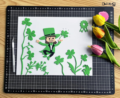 MEARCOOH Green Foam Sheets Crafts 9x12 Inch 2mm Eva Color Craft Foam Paper for Crafts Project Preschoolers Classroom Scrapbooking DIY Cosplay(10 Sheets) - Crafty Corner