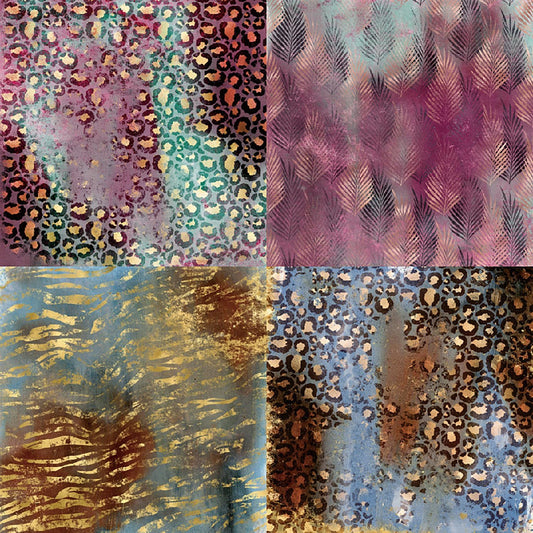 YASMEN 6"x6" Scrapbook Paper Pad - 24 Sheets of Patterned Cardstock for Card Making, Scrapbooking, Junk Journal, DIY Gift Cards - Single-Sided Decopodge Decorative Craft Paper - Crafty Corner