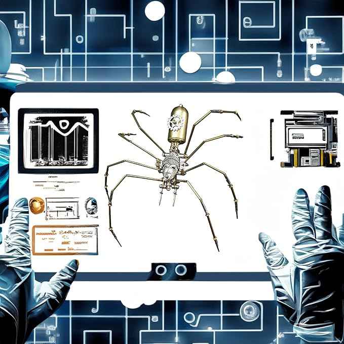 Steampunk Spider Metal Model Kit for Adults – DIY Mechanical Insect Sculpture with Brass Gear Details, 3D Retro Industrial Art Puzzle Craft for Home Office Decoration & Collectors Gift (Frons Spider)