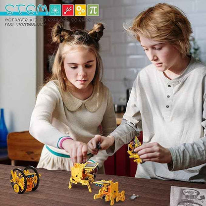 14-in-1 Solar Robot Kit, Stem Projects for Kids Age 8-12, Educational STEM Science Toy, DIY Solar Power Building Kit, Robotic Set Toys Gift for Boys Girls 8 9 10 11 12 Years Old
