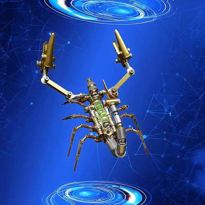 Metal Insect Scorpion Model, Steampunk Bug Mechanical, 3D Metal Puzzle, Arts and Crafts Hobby Kit,DIY Projects for Birthday(Leveling Scorpion)