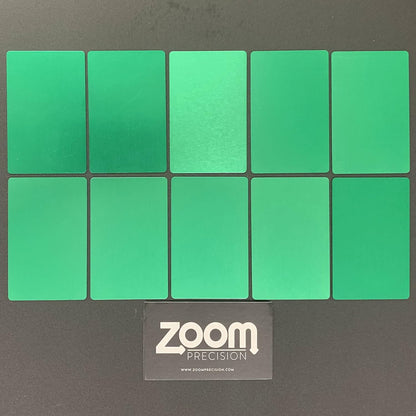 Metal Engraving Blanks for Etching w/Silhouette Cameo 4 Pro Plus, Brother Scan and Cut, Maker, Explore Air 2 or Laser Engraving Blanks - Anodized Aluminum Sheet Metal & Plates for Crafting- 10 Pack