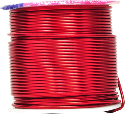 Mandala Crafts 16 Gauge Anodized Aluminum Craft Wire for Jewelry Making – 390 FT Colored Flexible Silver Copper True Blue Black Red Kelly Green Wire - Bendable for Bonsai Armature Crafting Sculpting - Crafty Corner