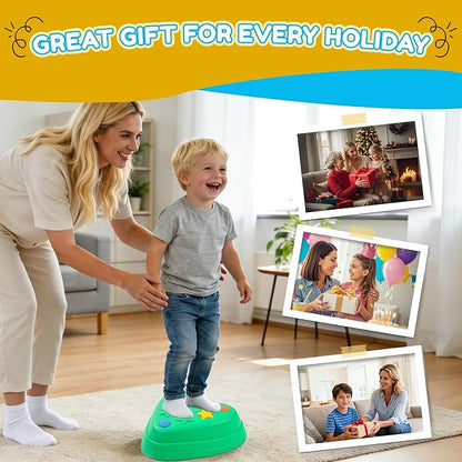 Balance Stepping Stones for Kids – 6PCS Heart-Shaped Sensory Stepping Stones with Non-Slip Textures, Balance Stones for Ages 3-12