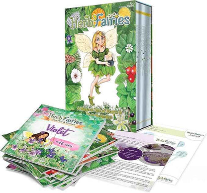 Herb Fairies: 13 Plant Story Books Set & Digital Learning System – Explore Plants Through Educational Stories – Includes Audiobooks, Printables, Crafts, Puzzles & Games