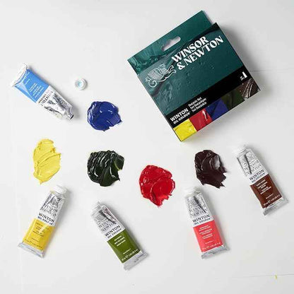 Winsor & Newton Winton Oil Color Paint Set, Botanicals, 5 x 37ml Tubes
