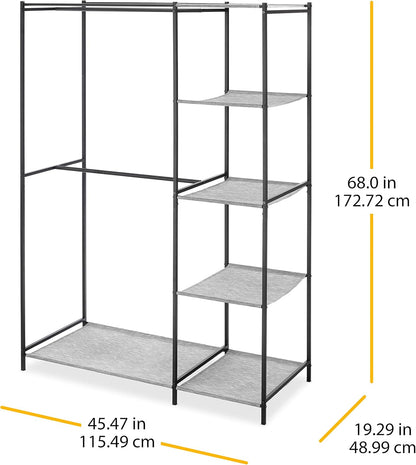 Whitmor Modern Industrial Wardrobe
