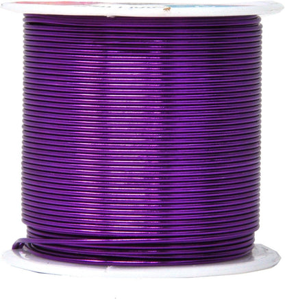 Mandala Crafts 18 Gauge Anodized Aluminum Craft Wire for Jewelry Making - 450 FT Colored Flexible Silver Copper Purple Gold Brown Red Wire - Bendable for Bonsai Armature Crafting Sculpting - Crafty Corner