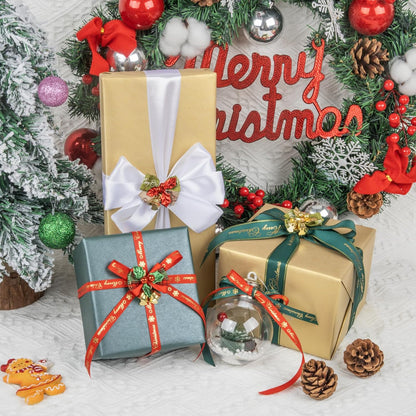 NESCCI Gold Matte Wrapping Paper,Solid Color Pearly-Lustre Paper,Gift Wrapping Paper,Perfect for Wedding,Valentine's Day,Birthday, Christmas,Baby Shower,DIY Bouquet (17 Inches X 32.8 Feet)