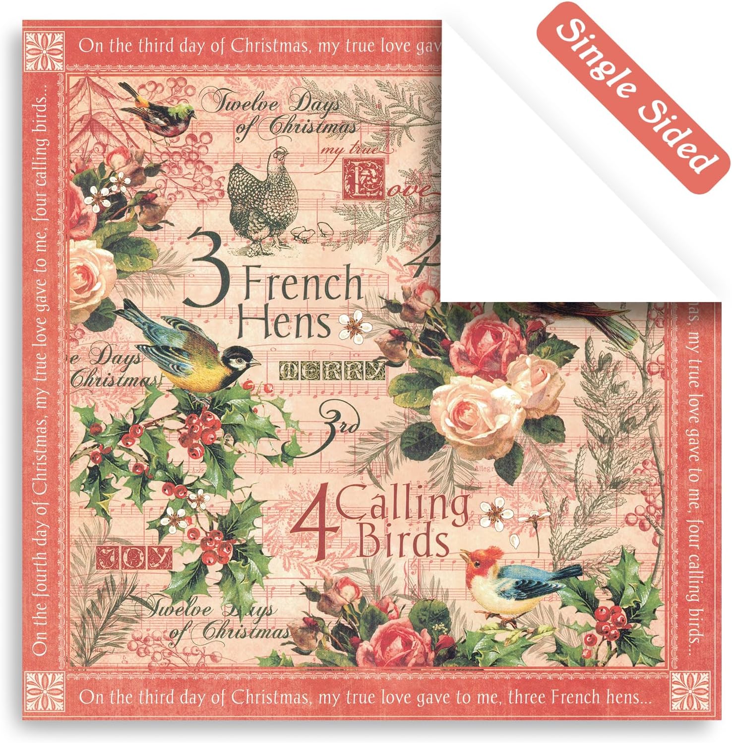 24 Sheets 12 Designs Scrapbook Paper Pad,6"×6” Single-Sided Decopodge Craft Cardstock Paper,Scrapbooking DIY Decorative Background Cardmaking Supplies.Carols - Crafty Corner