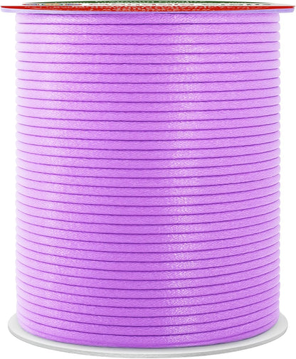 Mandala Crafts 2mm 109 Yards Lilac Cotton Waxed Cord for Jewelry Making Bracelet Cord Waxed String - Beading String Thread Jewelry Cords for Necklaces String