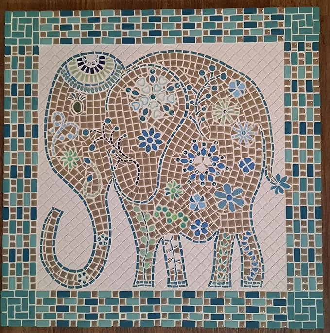 500g/1.1lb Random Color Irregular Ceramics Mosaic Tiles,DIY Making Creative Ceramic Mosaic Tiles for DIY Craft Plates Flowerpots Vases Cups Mosaic Making Supplies (0.47“ Square Pearl Brown)