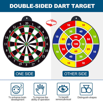 Magnetic Dart Board - 12pcs Magnetic Darts - Excellent Indoor Game and Party Games - Gifts for 5 6 7 8 9 10 11 12 Year Old Boy Kids