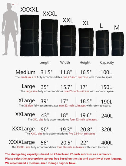 Extra Large Duffle Bag for Travel, Big Foldable Storage Bag - Green