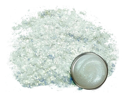 Eye Candy Pigments Premium Ghost Mica Powder - Galactic Ghost Green (50gr) - for Epoxy, Resin, Soap, Paint, Woodworking, Acrylic Pouring, Bath Bombs, Fishing Lures - DIY Arts and Crafts Additive