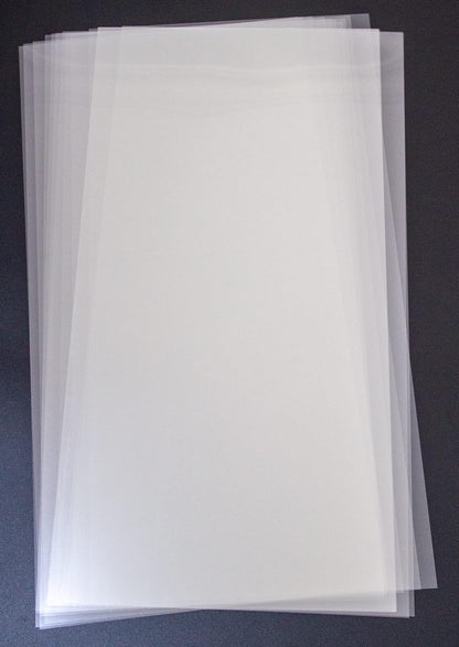 7.5 Mil Blank Mylar Stencil Sheet (10Pcs),12 x 24 Inch Clear Plastic Sheets, Acetate Sheets for Crafts, PET Plastic Sheets for Cutting Machine, PET Stencil Material