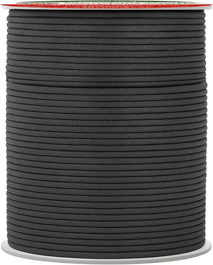 Mandala Crafts 2mm 109 Yards Dim Gray Cotton Waxed Cord for Jewelry Making Bracelet Cord Waxed String - Beading String Thread Jewelry Cords for Necklaces String