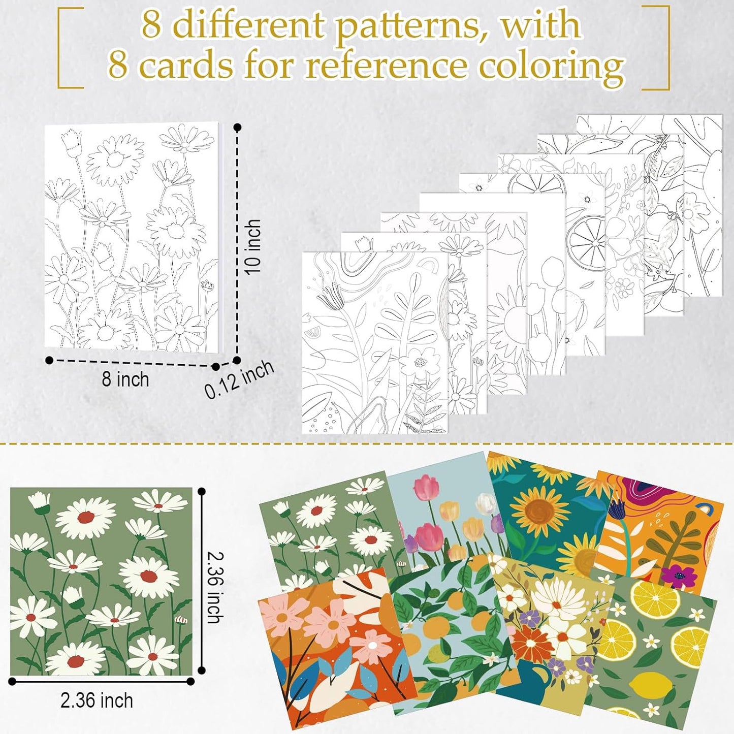 Cholemy 36 Pcs Paint and Sip Kit for Adults 8''x10'' Pre Drawn Canvas for Painting DIY Afro Acrylic Painting Kit Wood Easel Brushes Date Night Bulk for Christmas Party Gifts(Flowering) - Crafty Corner