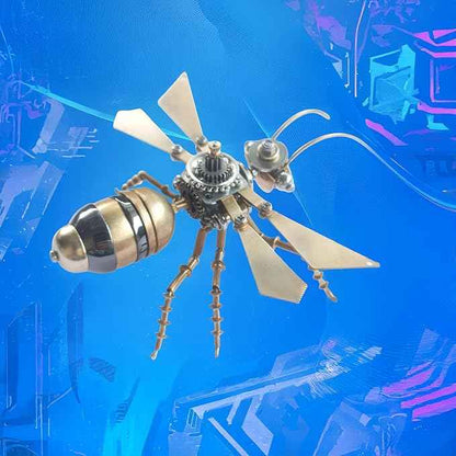 3D Steampunk Metal Puzzle, Mechanical Flying Ants Insects Model Building Kits, Arts & Crafts DIY Projects Hobby Kit,Funny Ideas for Birthday (Flying Ants)