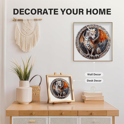 Wooden Puzzles for Adults, Cave Dragon Puzzles, Wooden Flat Puzzles with 3D Visual Effect, Birthday Gifts for Women Men (XL-17.3 * 17.3in 505pcs)