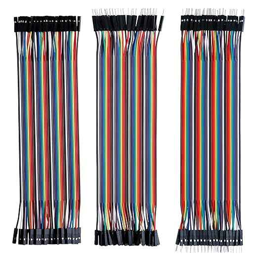 ELEGOO UNO R3 Project Most Complete Starter Kit Upgraded 37 in 1 Sensor Modules Kit 120pcs Multicolored Dupont Wire