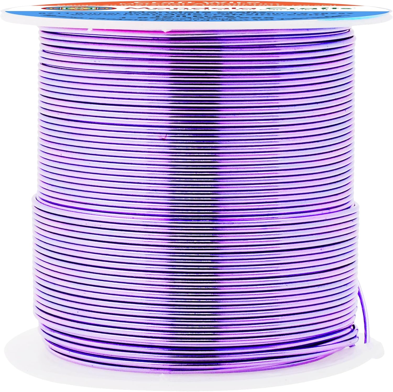 Mandala Crafts 20 Gauge Anodized Aluminum Craft Wire for Jewelry Making - 100 FT Colored Flexible Lavender Wire - Bendable for Bonsai Armature Crafting Sculpting - Crafty Corner