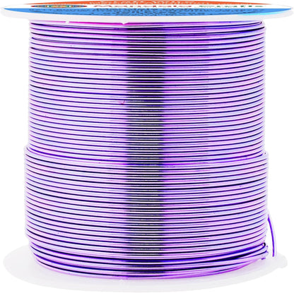 Mandala Crafts 20 Gauge Anodized Aluminum Craft Wire for Jewelry Making - 100 FT Colored Flexible Lavender Wire - Bendable for Bonsai Armature Crafting Sculpting - Crafty Corner