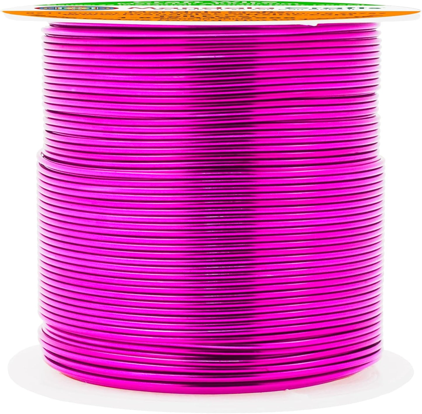 Mandala Crafts 22 Gauge Anodized Aluminum Craft Wire for Jewelry Making - 100 FT Colored Flexible Magenta Wire - Bendable for Bonsai Armature Crafting Sculpting - Crafty Corner