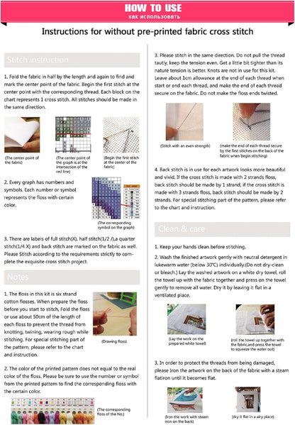 Findvoor Counted Cross Stitch Kits for Adults Full Range of Cross Stitching Embroidery Unprinted Pattern for Beginners, 11CT Needlepoint Kit Patterns Embroidery Kits-Three Colorful Birds 18x18 inch