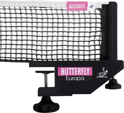 Butterfly Europa 25 Ping Pong Table—Indoor Game Table—ITTF Approved Table Tennis Table For Tournament, Club, Home, Institution—Professional Ping Pong Net Included—Very Compact Storage