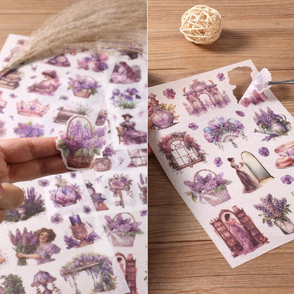 Vintage Ephemera Sticker 24 Sheets precut 300 washi Stickers Paper Girls Journal Stickers for Adults Junk Journal Sticker Book Scrapbooking Supplies