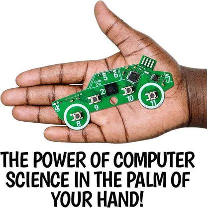 Code Car Kids Coding Toy for Kids 8-12. Boys & Girls Learn Block and Typed C++ Coding with Hands-On Electronics & 40+ Projects Including Custom Horn, Brakelight Beep, and Siren Sounds