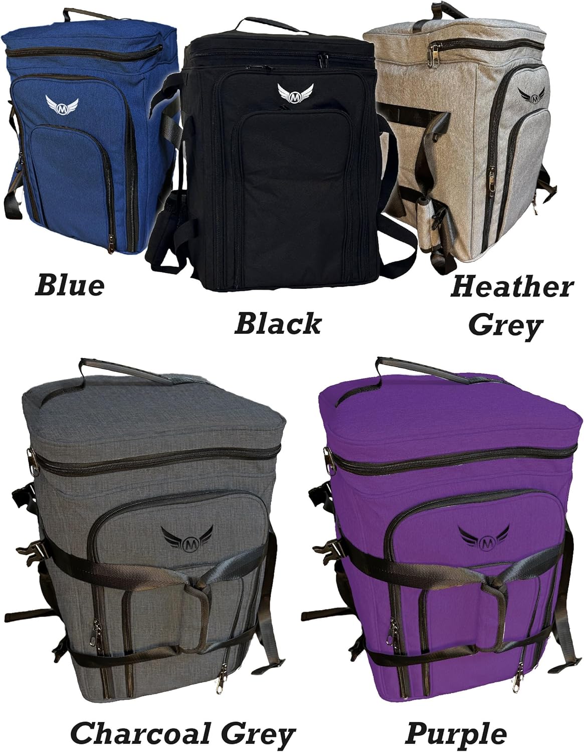 Ultimate Board Game Travel Bag – Durable Storage Case for Up to 10 Games, Water-Resistant, Adjustable Strap & Handles – Perfect for Game Nights, Conventions & Tournaments (Parent) (Purple)