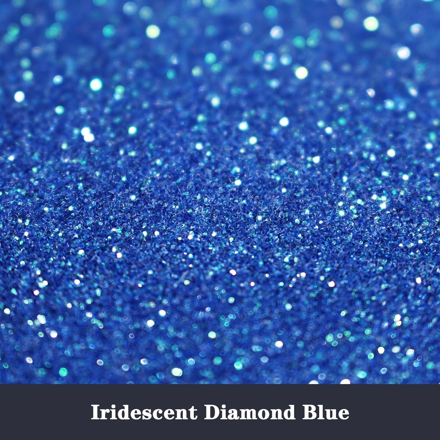 High Capacity 260g Iridescent Fine Glitter,Shaker Bottle for Epoxy Resin DIY Craft,Rainbow for Nail Art Face Body Glitter Tumbler Making (IRI Diamond Blue)