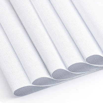 6 Pcs Cross Stitch Fabric, 14 Count White Embroidery Fabric Cloth Cross Stitch Cloth Supplies for DIY Handicrafts, Needlework, Embroidery Decoration Crafts (12 by 18-Inch)
