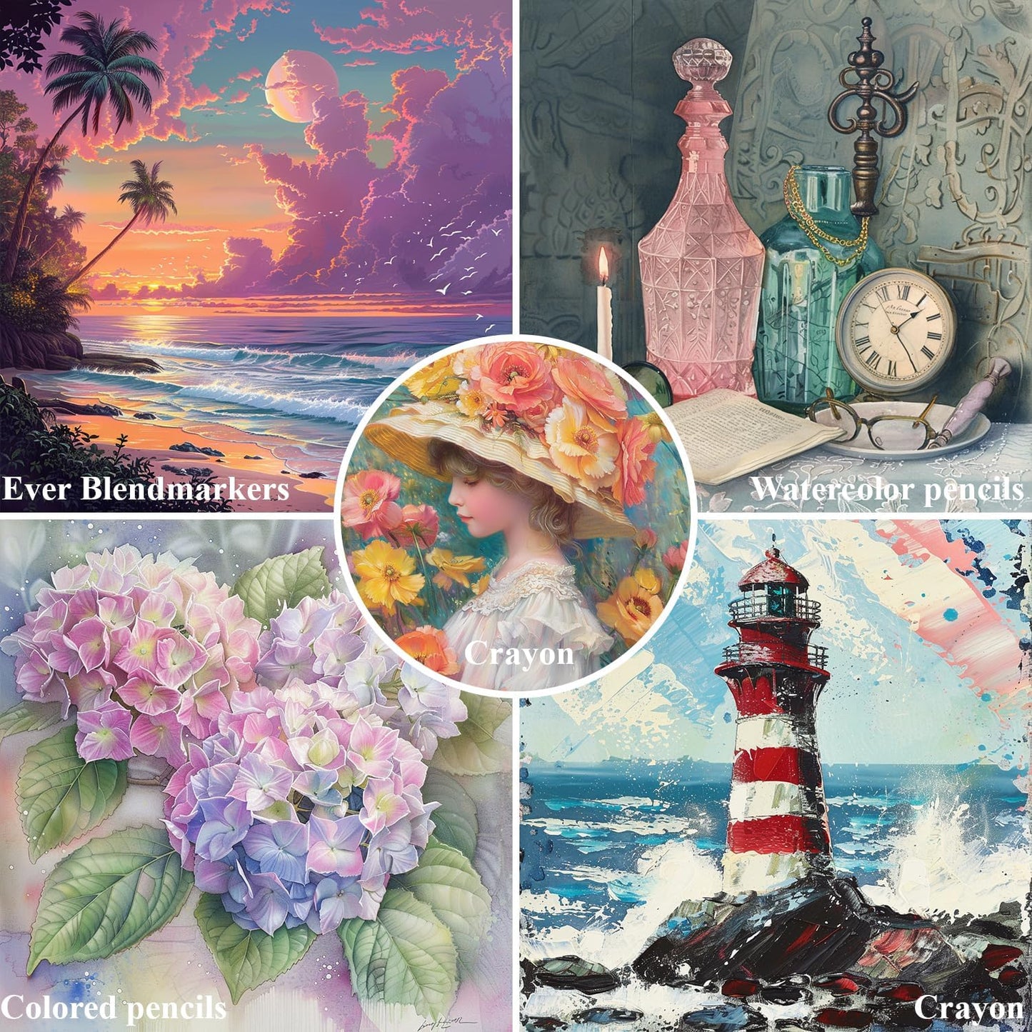 Watercolor Sketchbook 10"x12", 32 Sheets (64 Pages) Water Color Paper, 140lb/300gsm Watercolor Paper, Spiral Hardcover Watercolor Notebook for Painting, Water Color Sketch Books for Teens & Adults. - Crafty Corner
