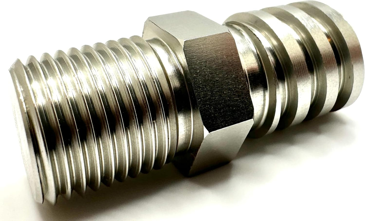 Aluminum Male Coarse Thread Adapter - Converts Drywall Corner Roller Handle to Acme 3/4" Threads to fit Paint Rollers, Stipple Brushes, Brooms, Mops & More - Lightweight & Durable