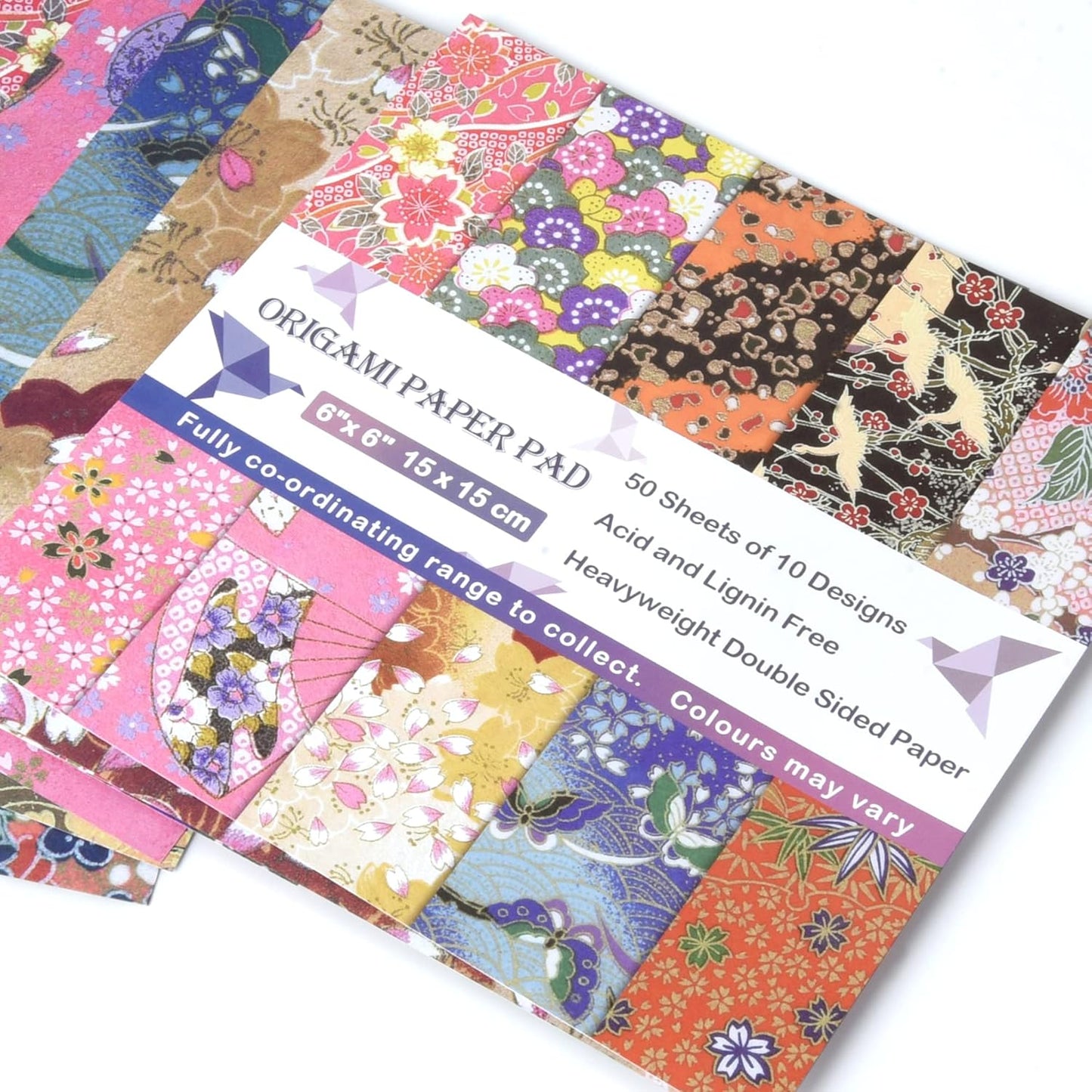 Origami Paper Kit 100 Sheets 6 Inch Square Double Sided Color 20 Vivid Colors for Hand Crafts Origami Paper Arts Creativity.Japanese Style - Crafty Corner
