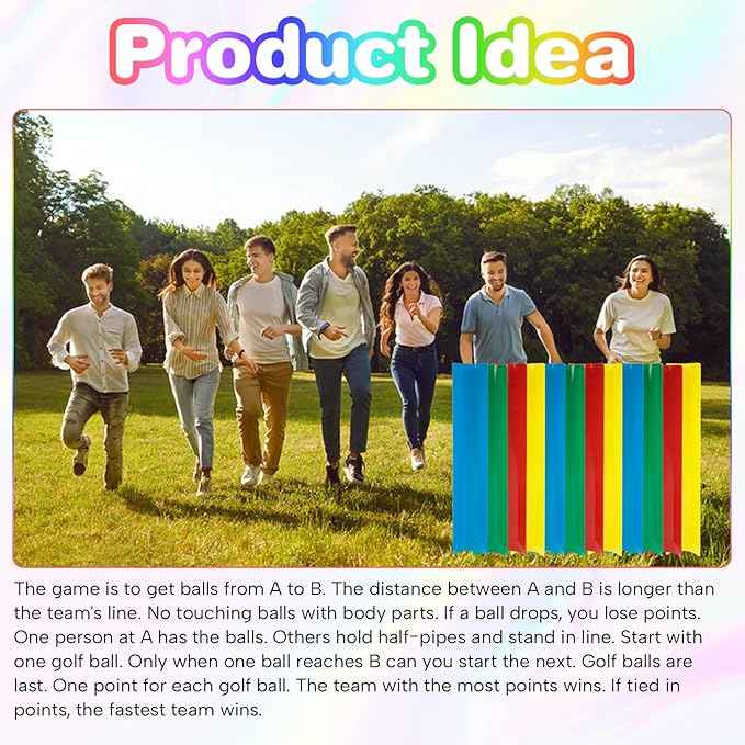 Team Building Games Activities, Pipeline Kit Group Games, Ice Breaker, Teamwork Games, Field Day Outdoor Youth Sports