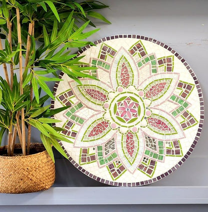 Youway Style Green Mosaic Tiles for Crafts Bulk,150g Strips Shapes Mosaic Glass Pieces for Crafts DIY Spring Mosaic Art Decor,Mosaic Kit Supplies