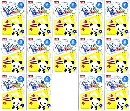 YACHIYO DAISO Soft Clay Lightweight Fluffy Packs (14 Set, White)